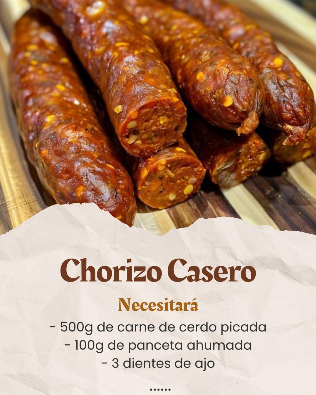 Chorizo Casero