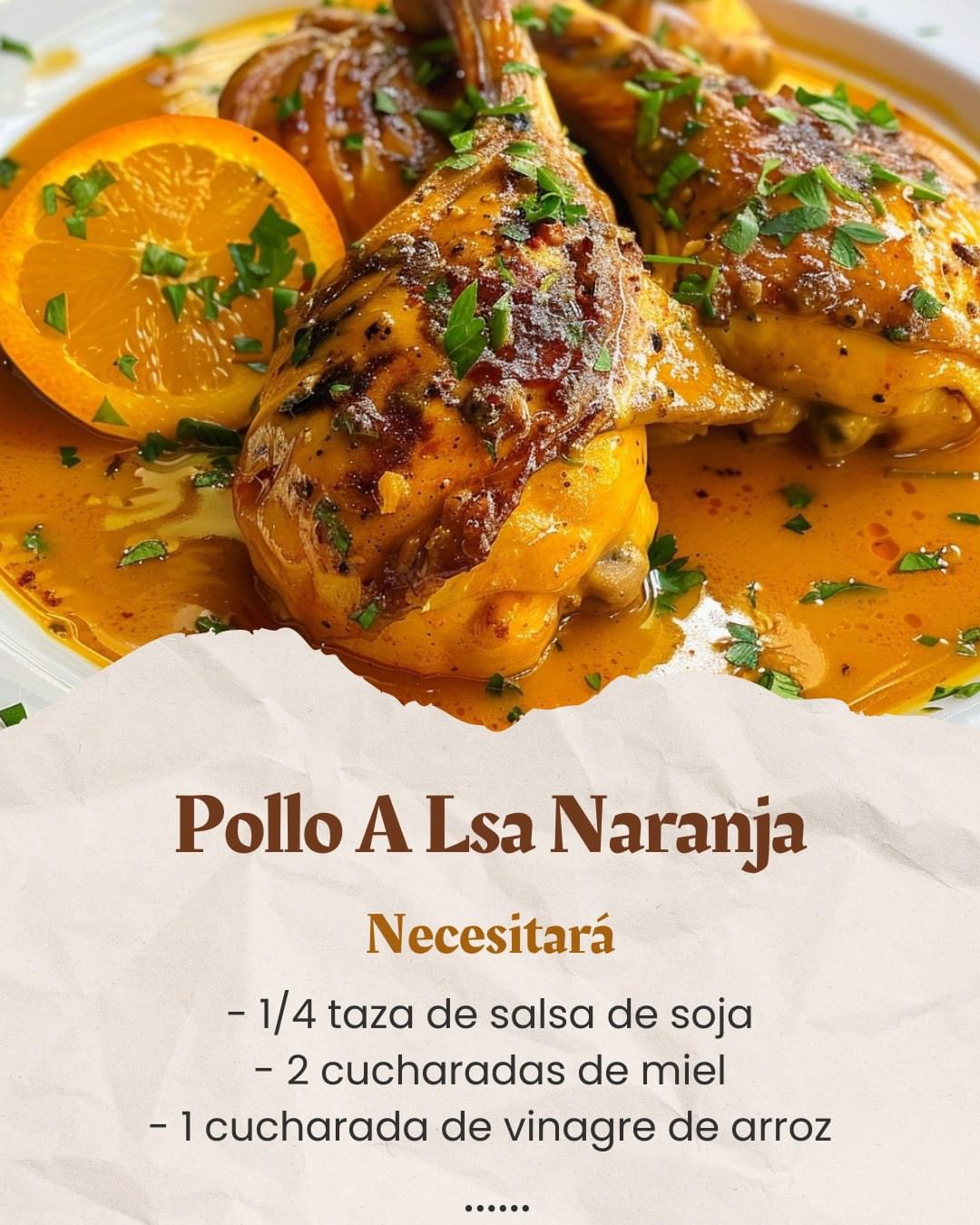 Pollo A La Naranja