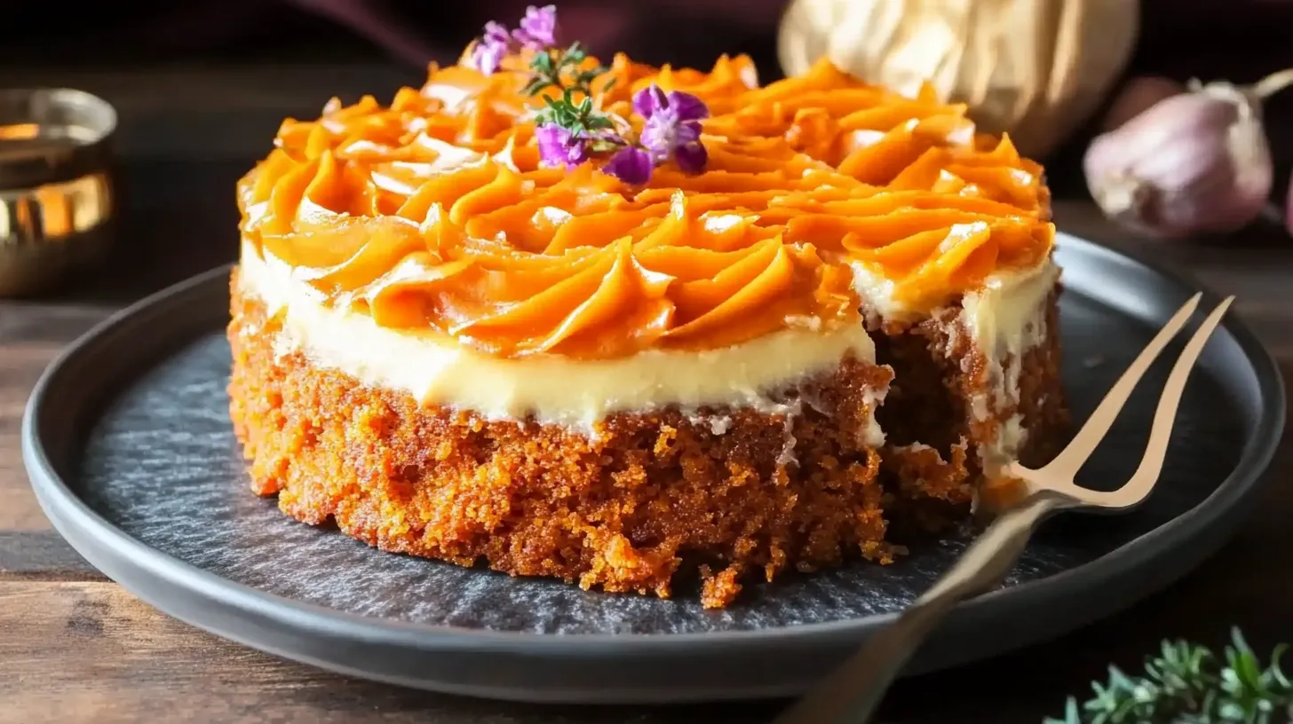 Exquisita Torta de Zanahoria con Textura Húmeda