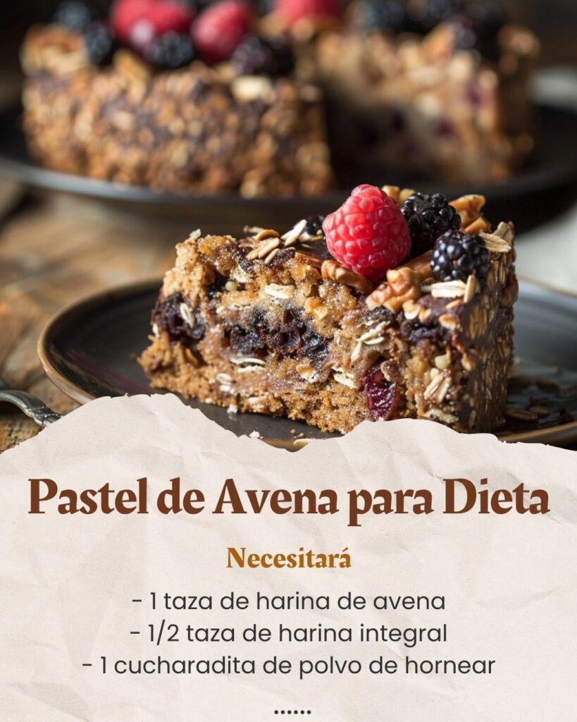 Delicioso Pastel de Avena