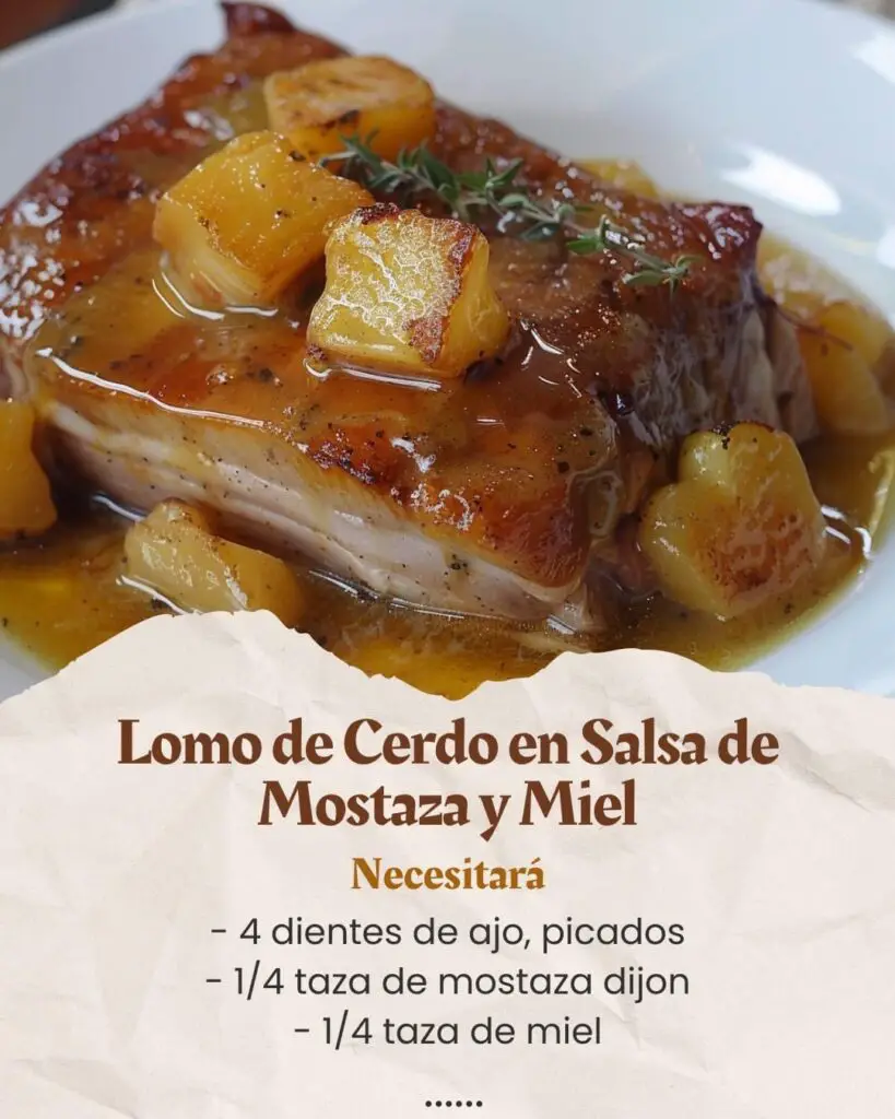 5 Estrellas Top Lomo de Cerdo Gourmet en Salsa de Mostaza y Miel 2 Lomo de Cerdo Gourmet en Salsa de Mostaza y Miel