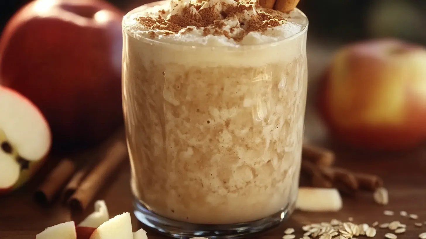 Licuado de Manzana Canela y Avena