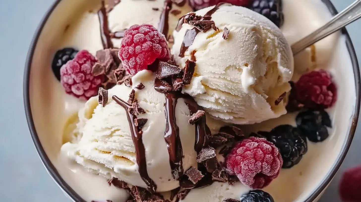 Helado Casero de Leche Condensada