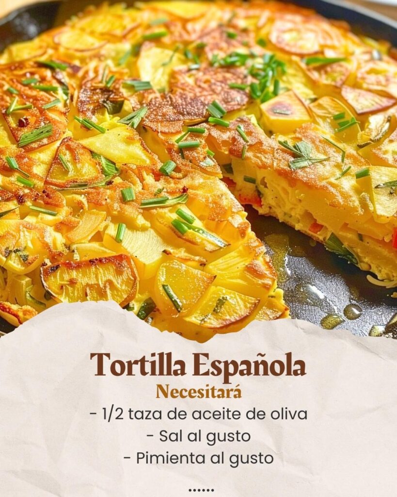 Tortilla tradicional española