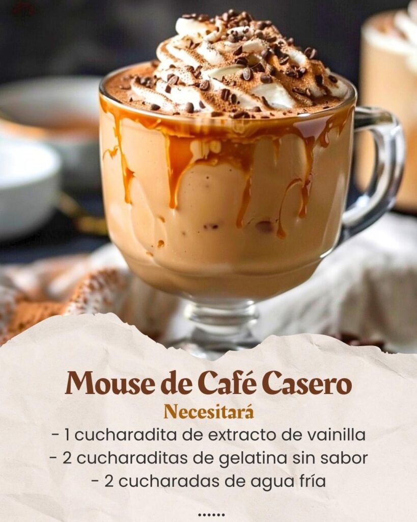 Mousse de Café Casero