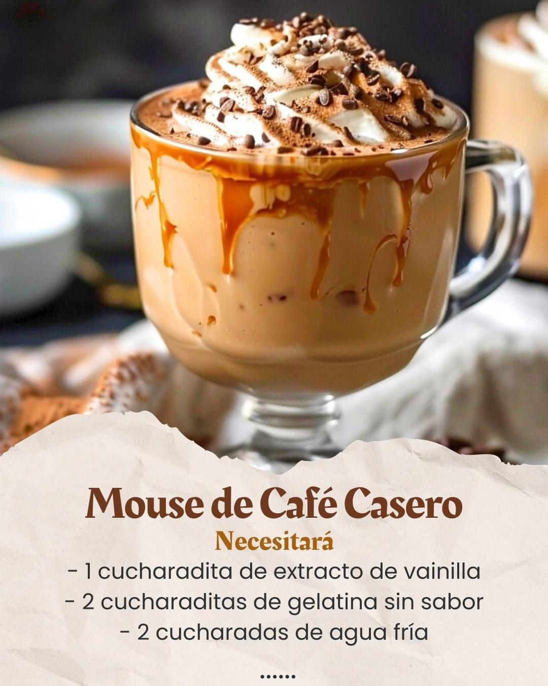 Mousse de Café Casero
