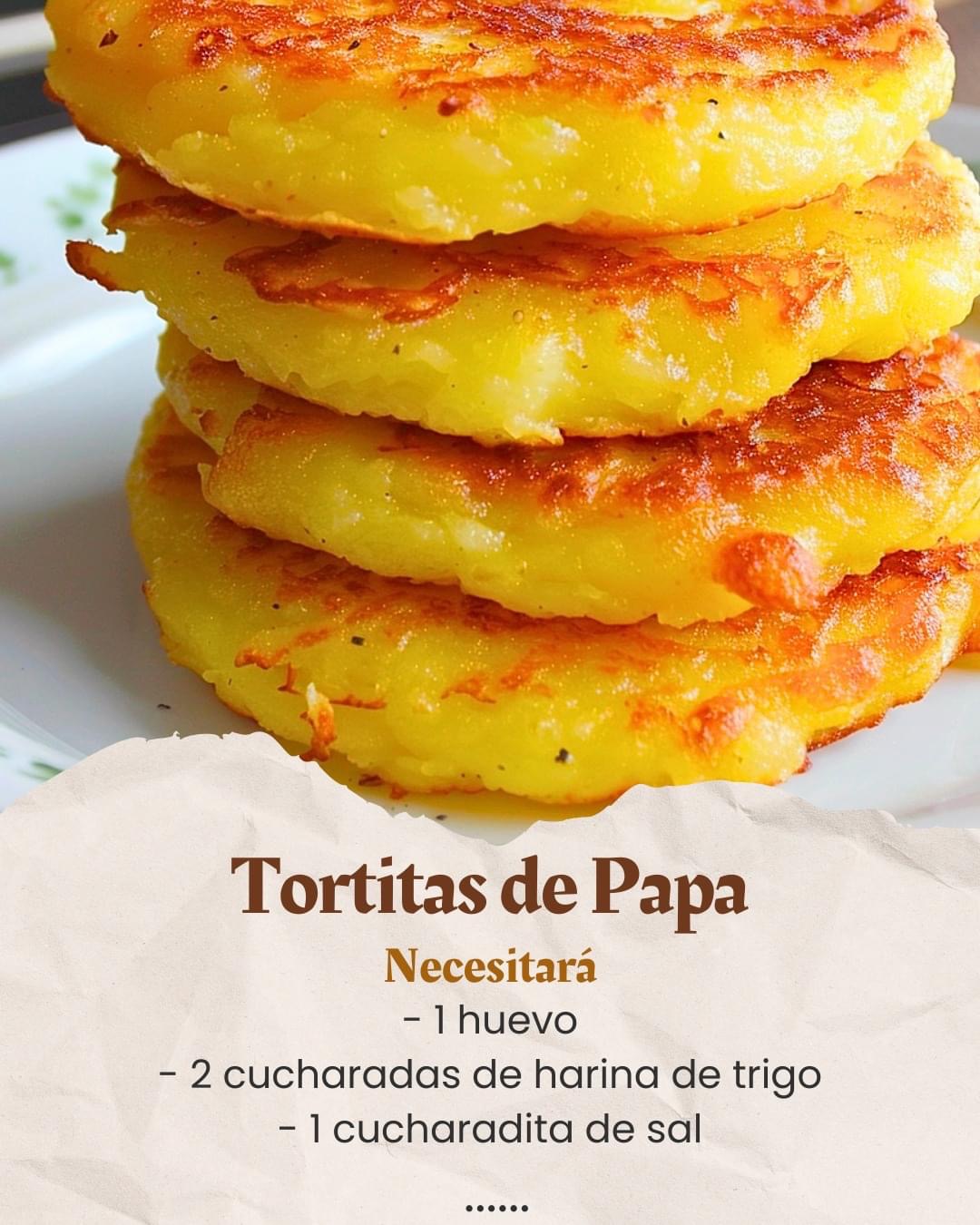 Tortitas Crujientes de Papa y Queso
