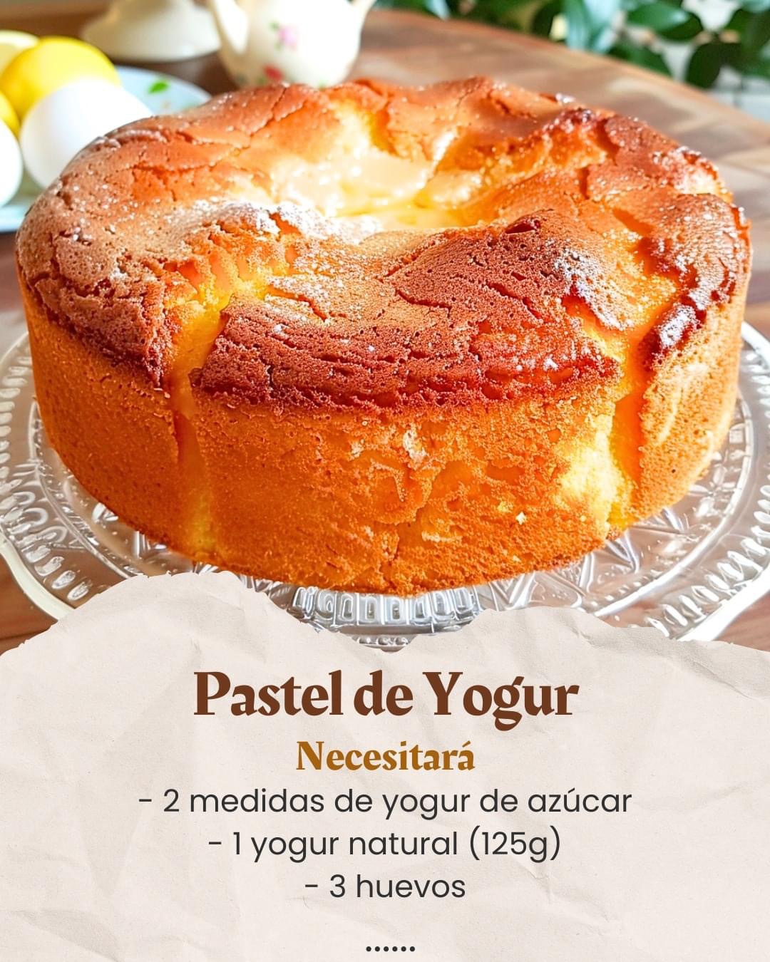 Pastel de Yogur
