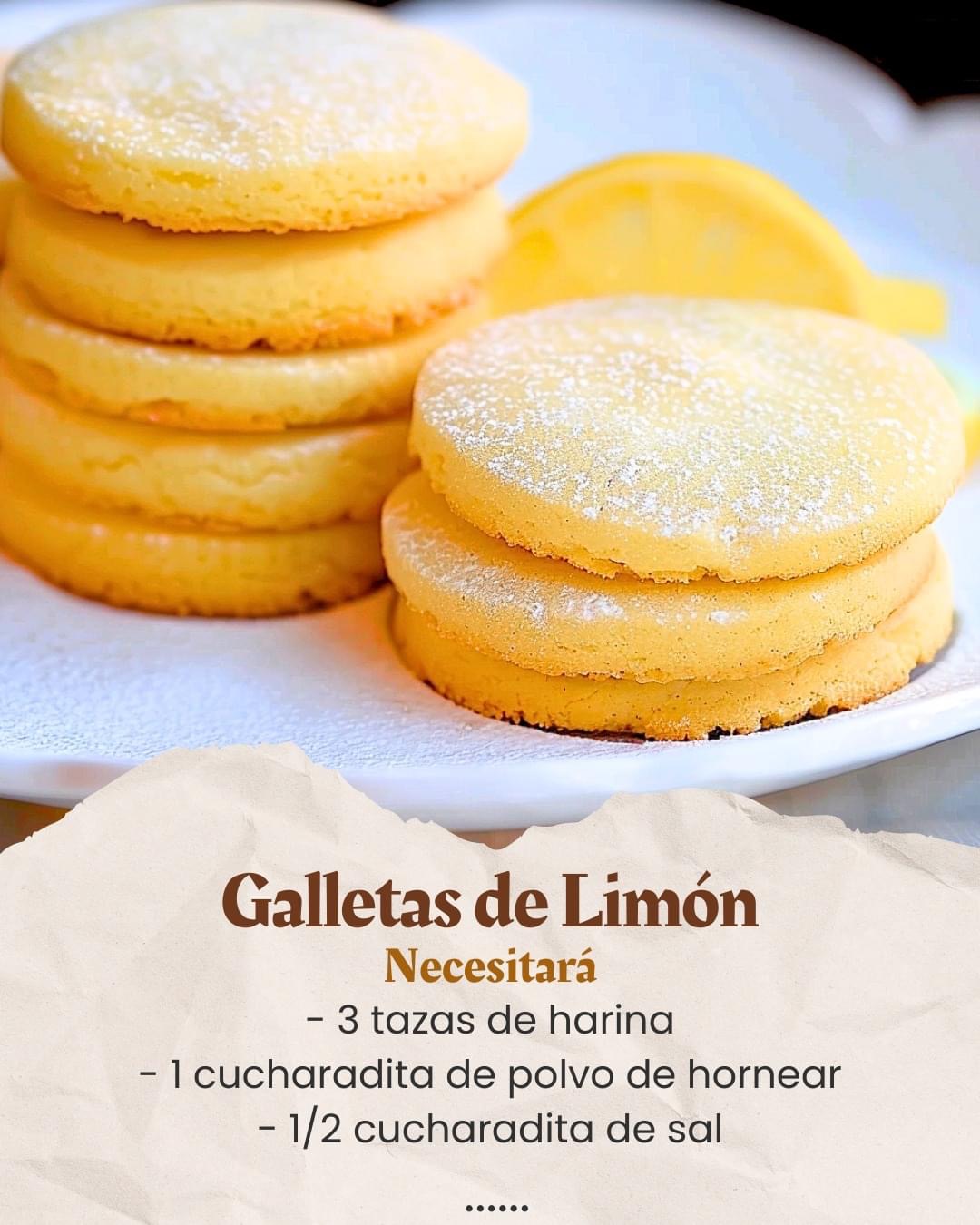 Galletas con Sabor a Limón