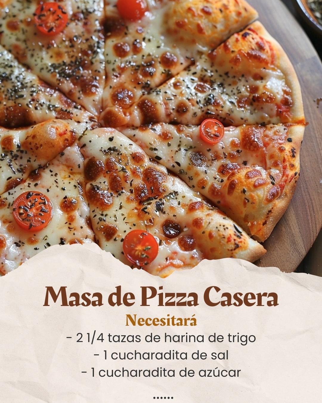 Masa de Pizza Casera