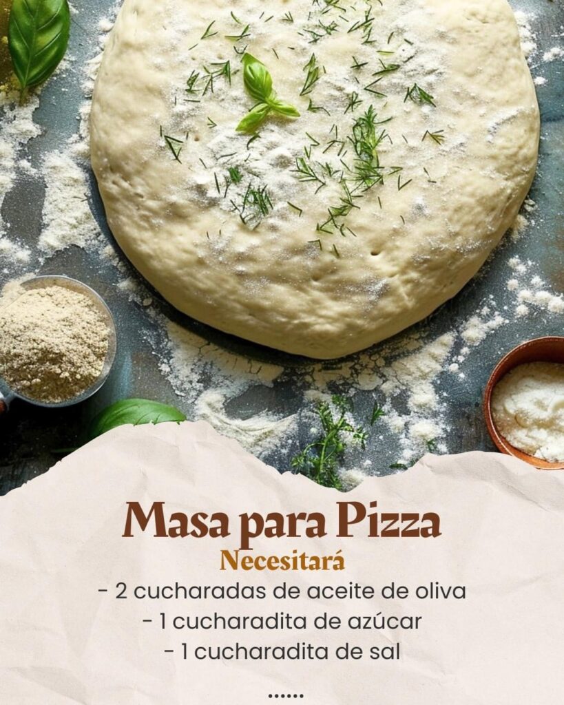 Masa de Pizza Casera