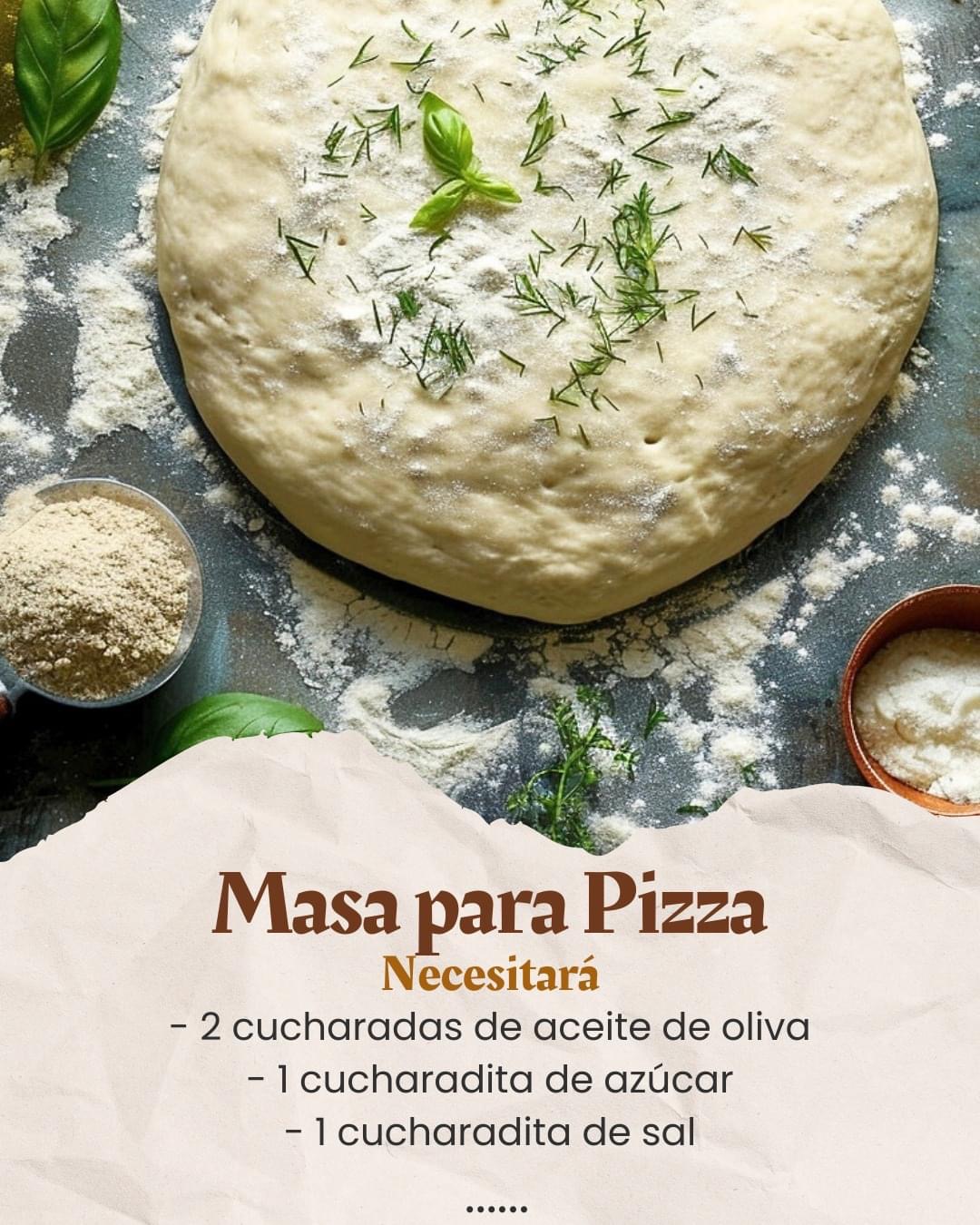 Masa de Pizza Casera