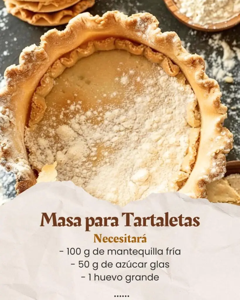 Masa para Tartaletas: La Base Perfecta para Tus Postres y Aperitivos 2 Masa para Tartaletas