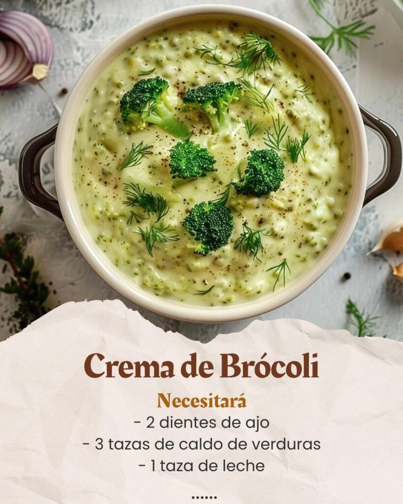 Brócoli en Crema