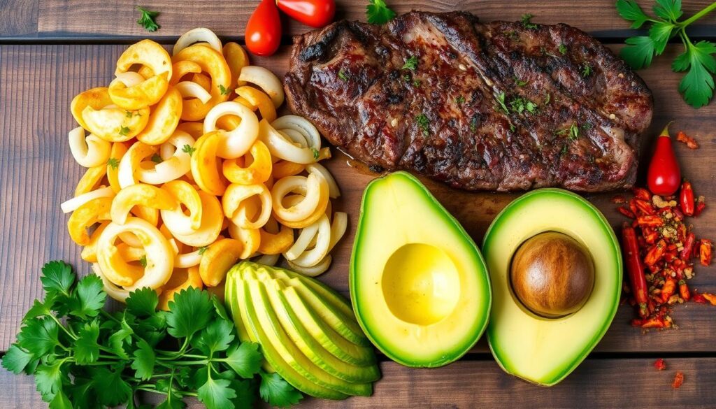 Ingredientes bistec a lo pobre