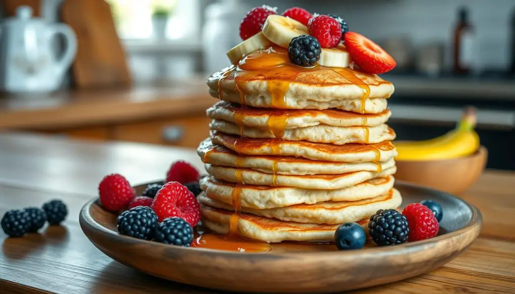 Panqueques de avena y plátano Panqueques de avena y plátano