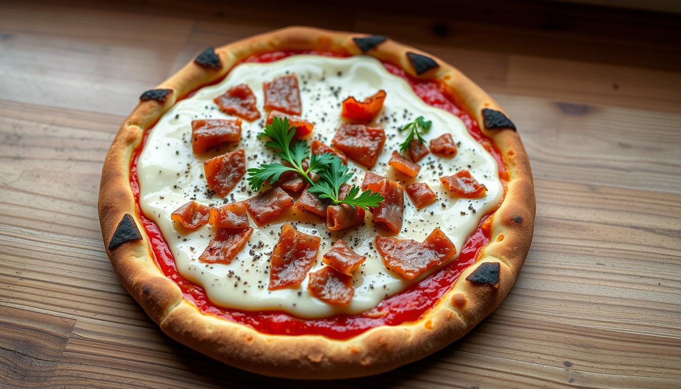 carbonara pizza