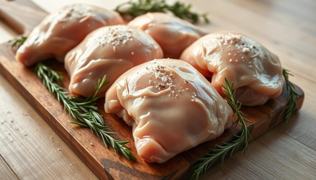 contramuslos de pollo