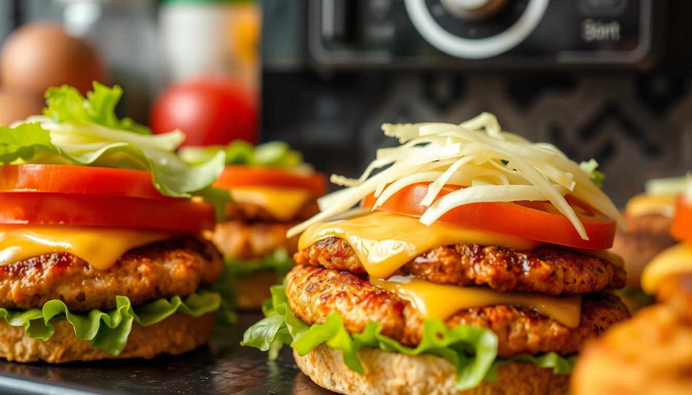 hamburguesas airfryer