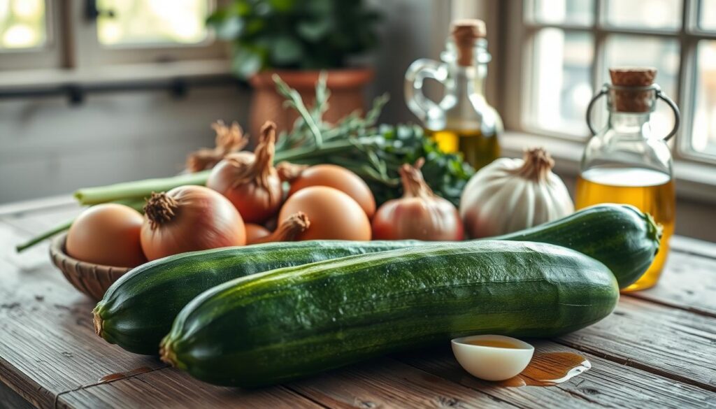 ingredientes tortilla de calabacín