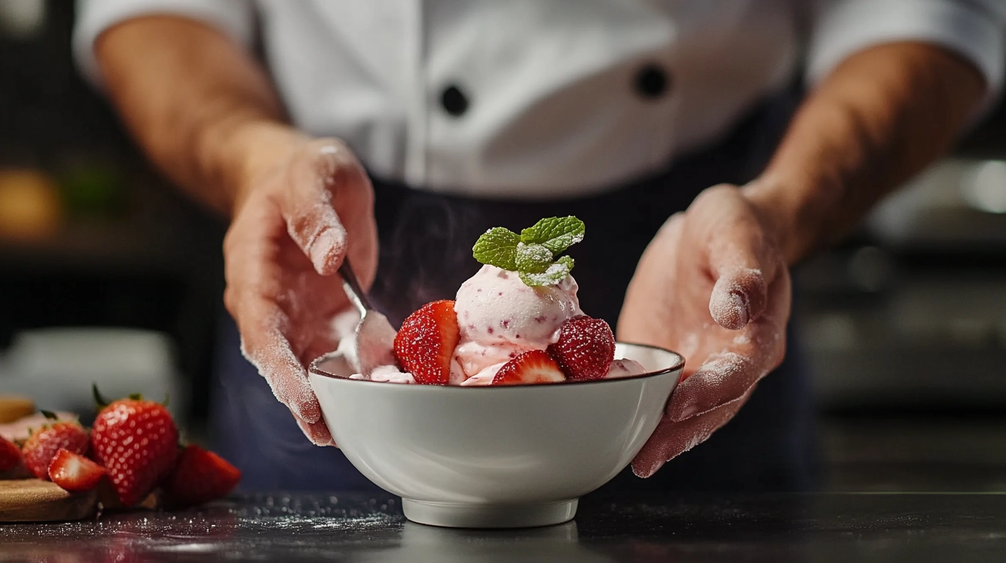 Como Hacer Helados de Fresas