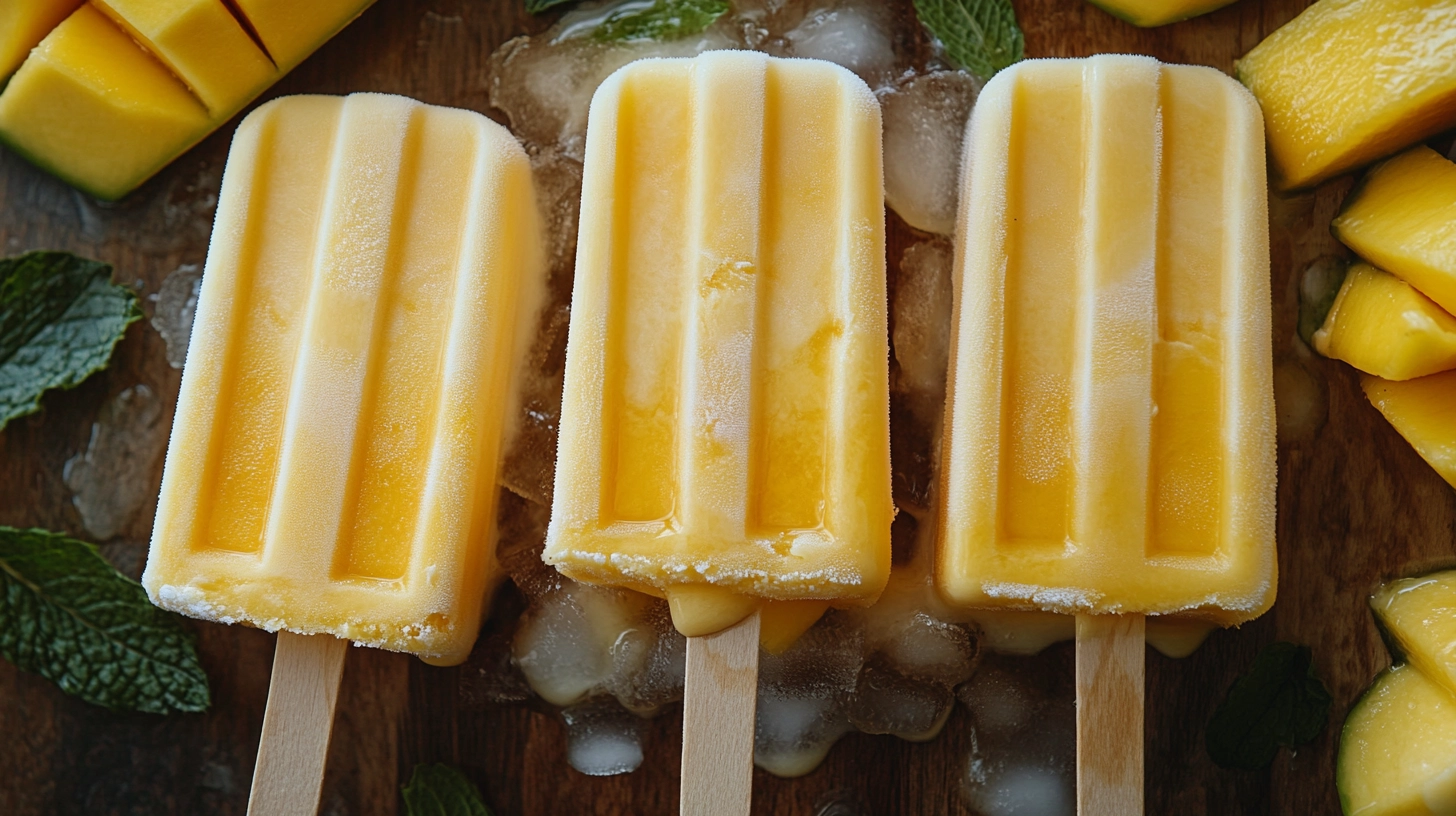 Helado de Mango Casero 3 helado de mango casero