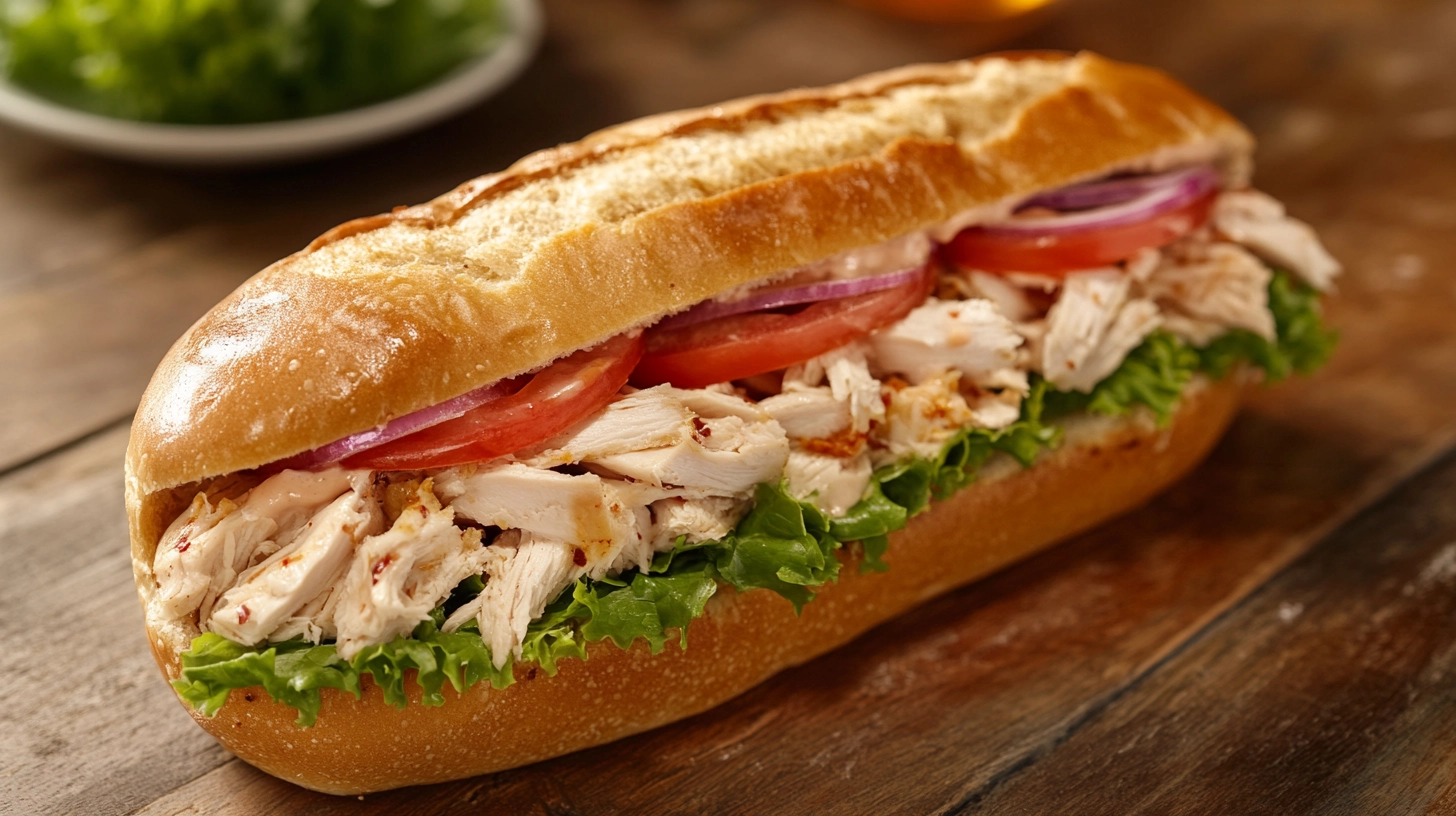 receta de sandwich de pollo