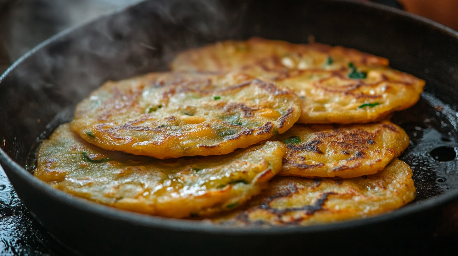 como hacer tortitas de camarones