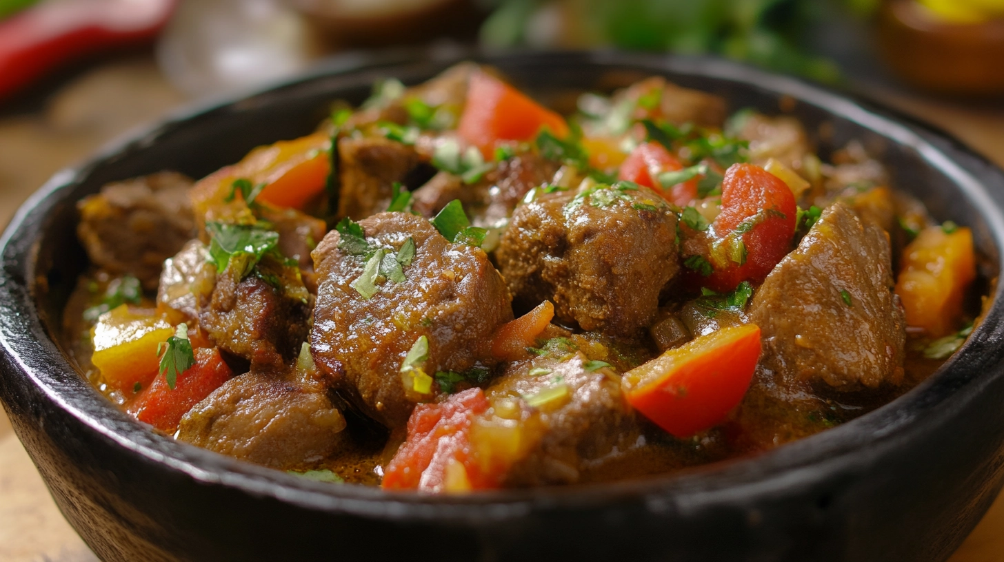 carne encebollada colombiana