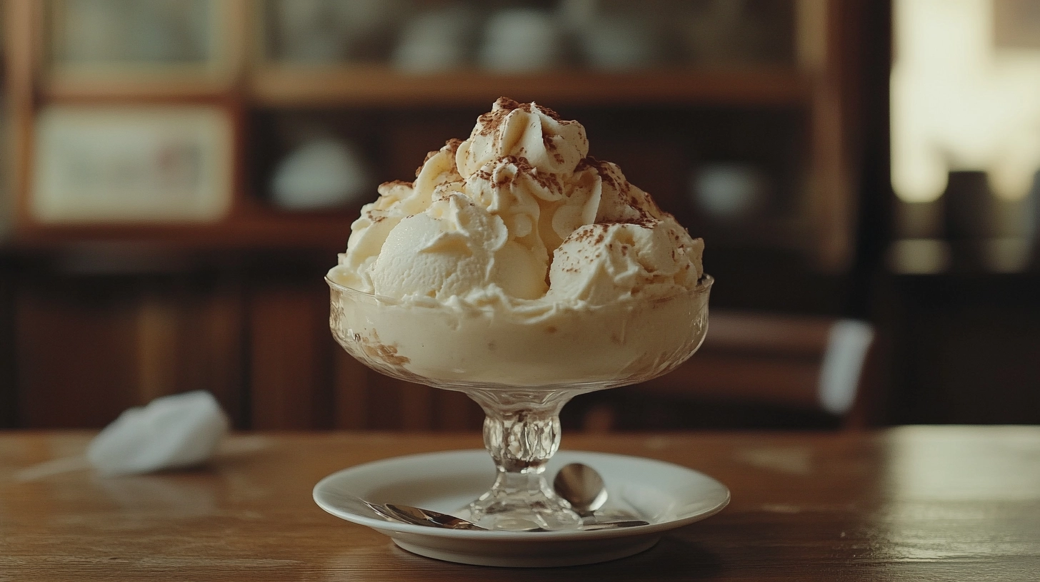 helados con nata