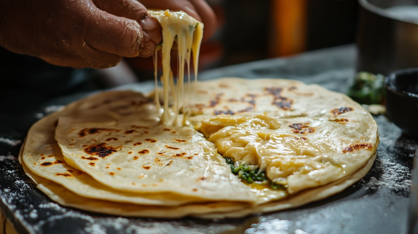 tortilla de acelga y queso