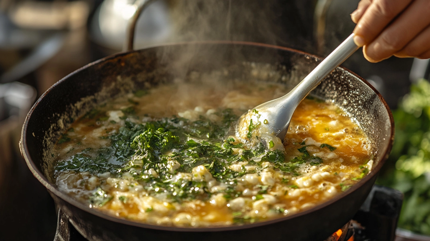tortilla en caldo