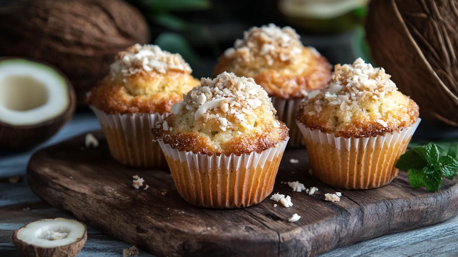 Muffins de Zanahoria y Coco sin Azúcar