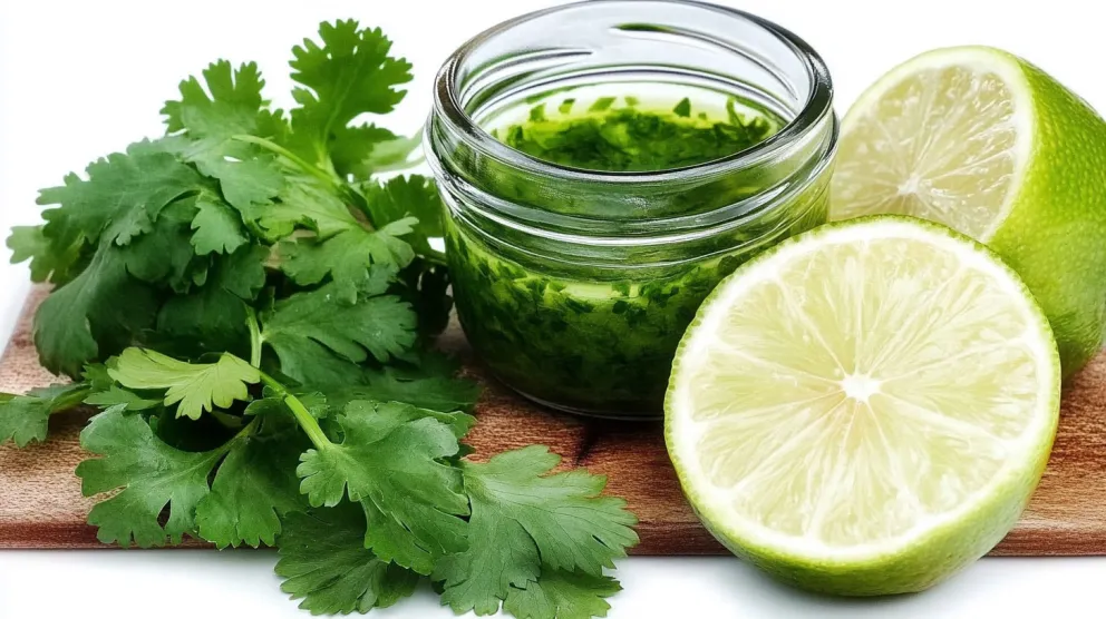 Aderezo de Cilantro y Lim&oacute;n