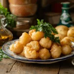 Bu&ntilde;uelos de Bacalao Crujientes y Doraditos