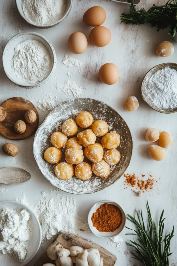 Bu&ntilde;uelos de Bacalao Crujientes y Doraditos