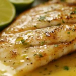 Filete de Pescado con Salsa de Mantequilla y Limon
