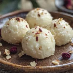 Bolitas de Queso Crema con Arándanos y Almendras