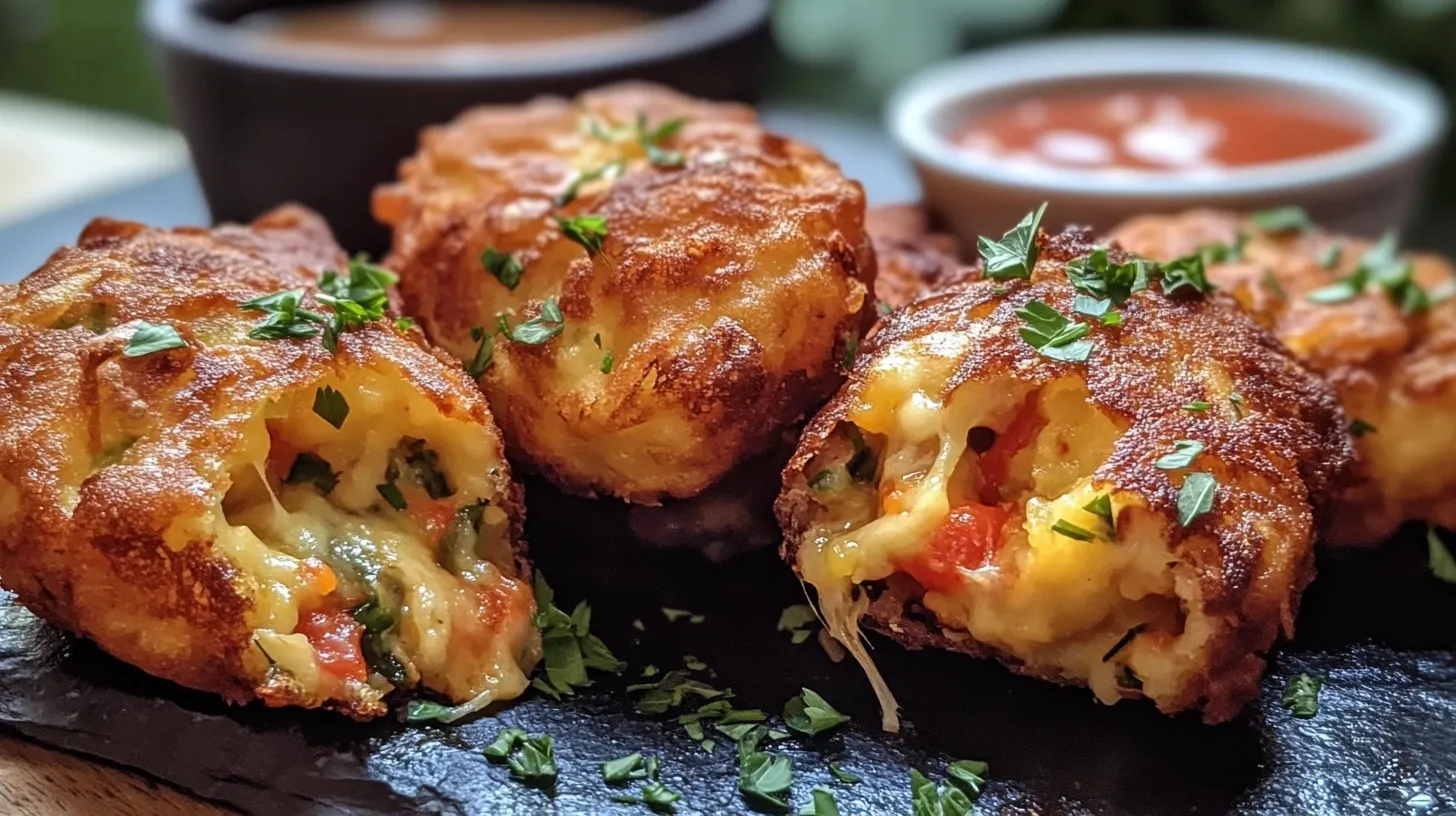 Buñuelos de Verduras con Queso
