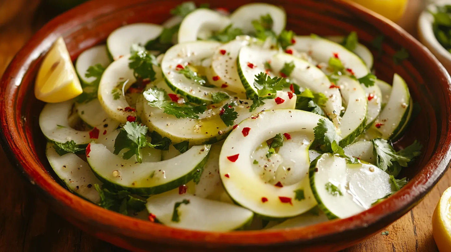 Ensalada Vibrante de Pepino y Zanahoria con Jengibre