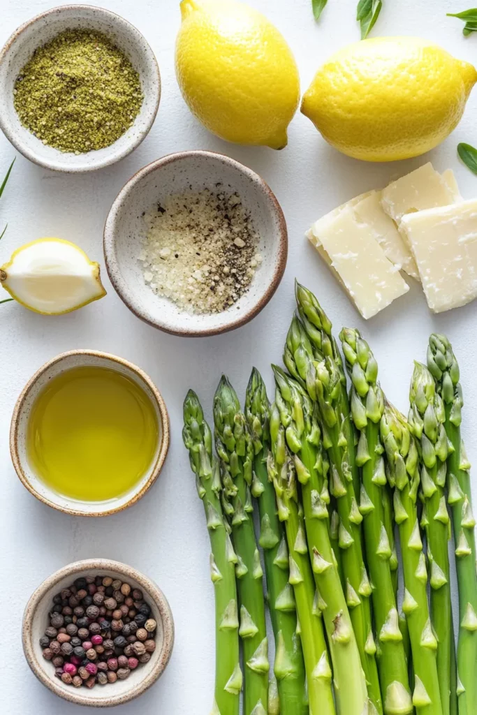 Espárragos Salteados con Limón y Pimienta Negra