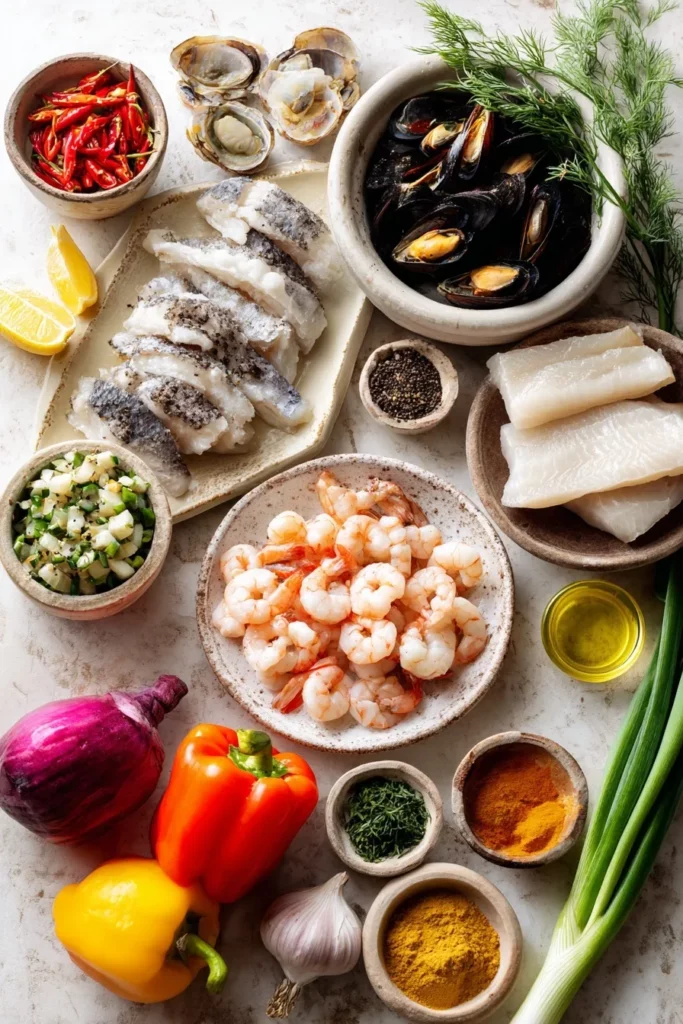 Cazuela de Mariscos Estilo Costeño