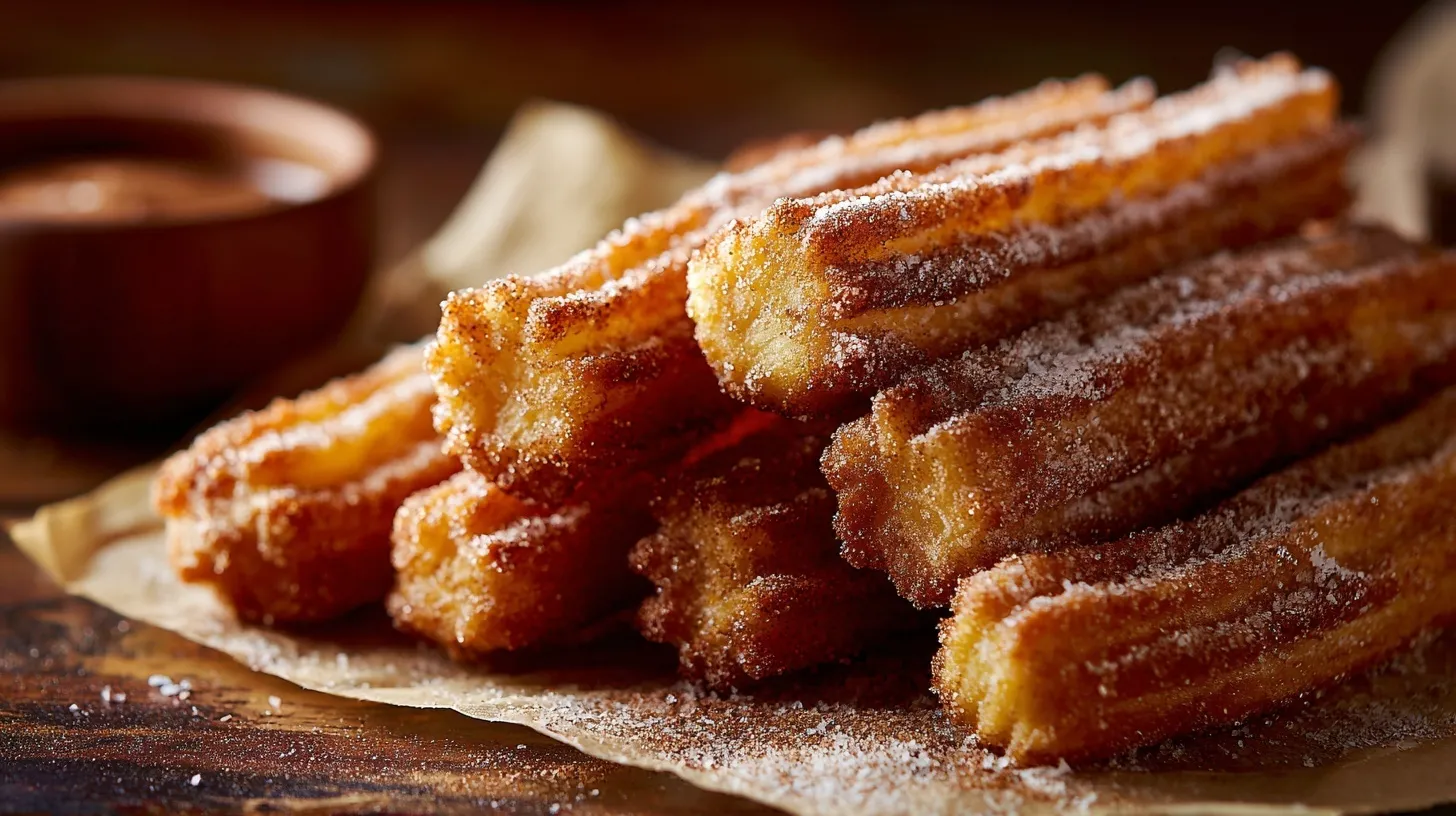Churros en freidora de aire