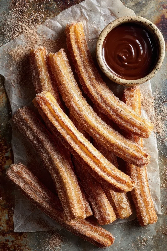 Churros en freidora de aire