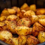Patatas en freidora de aire
