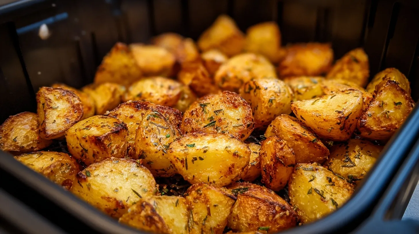 Patatas en freidora de aire