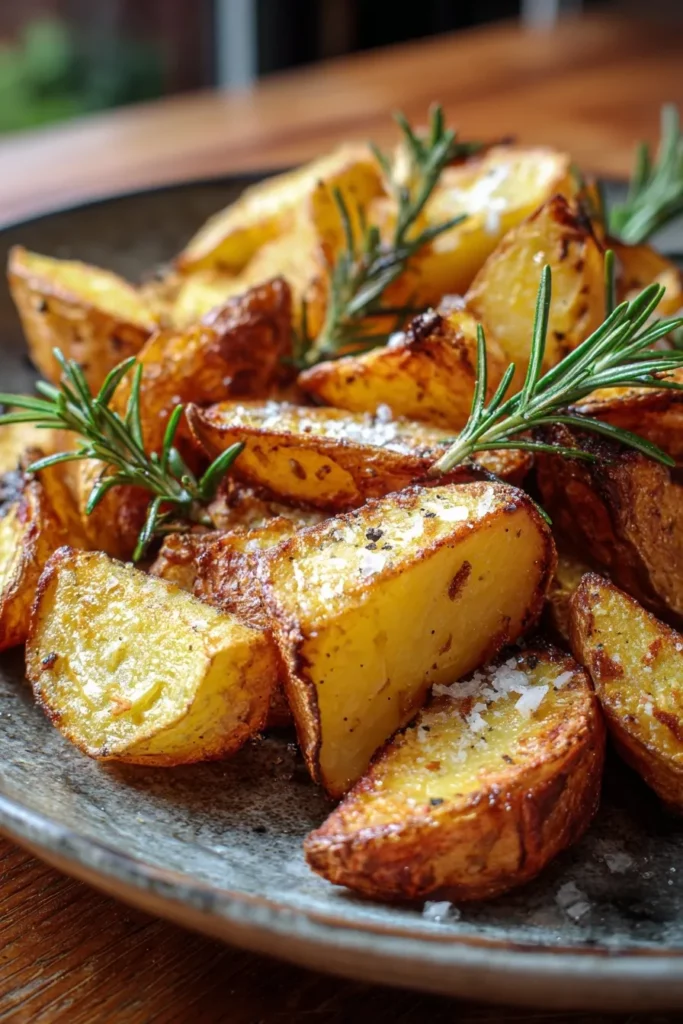 Patatas en freidora de aire