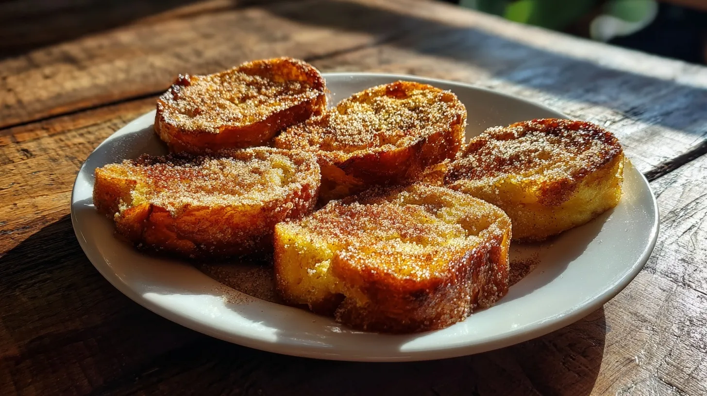 torrijas en freidora de aire