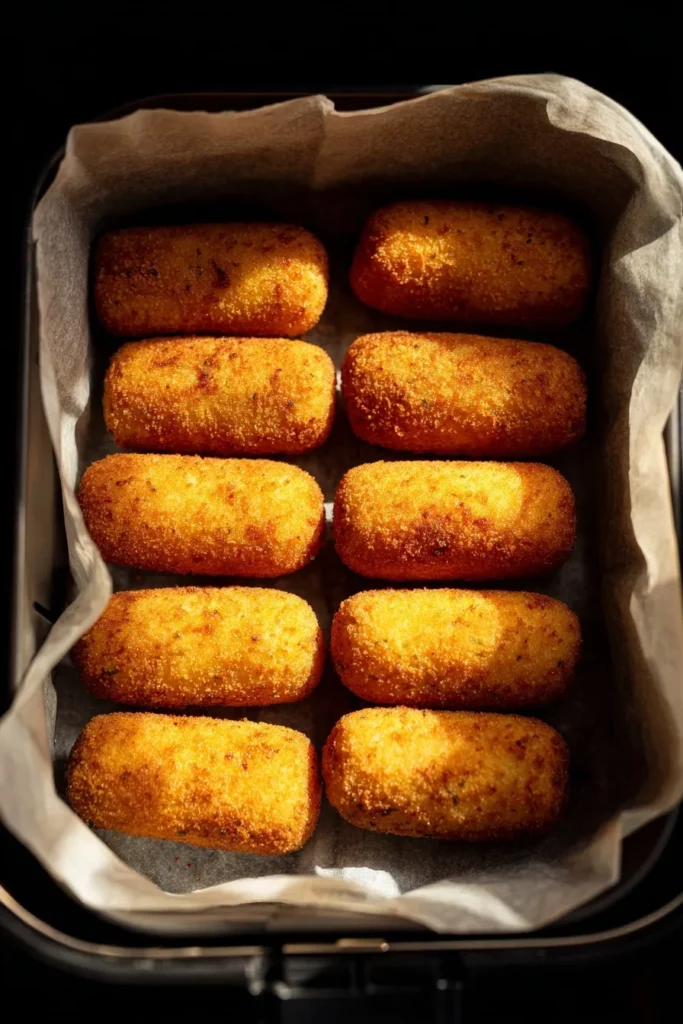 Croquetas en freidora de aire