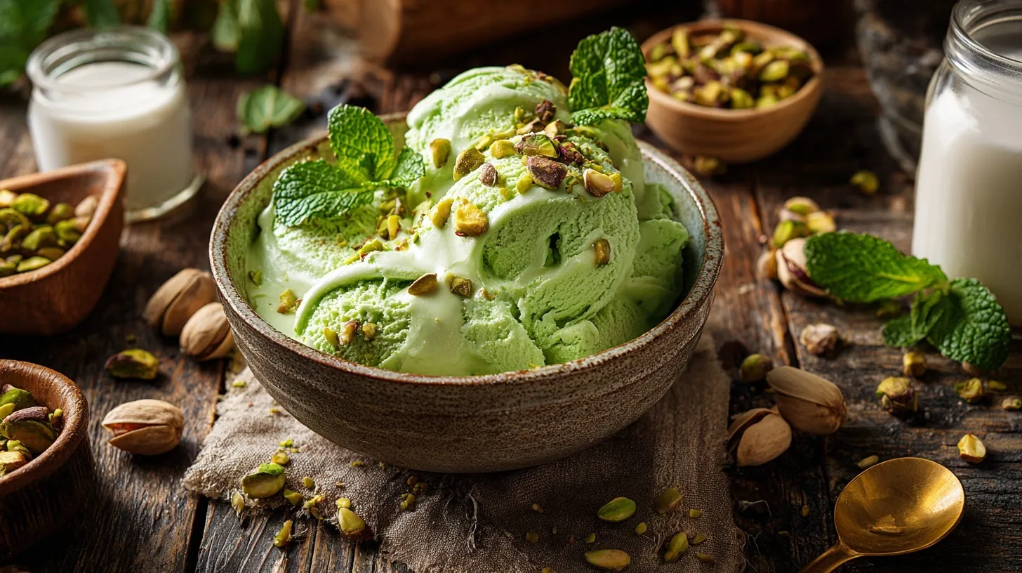 Receta de Pistachio Helado